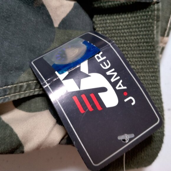 WVU Mountaineers Camo Cargo Shorts J America L Woodland Camouflage West Virginia - Picture 11 of 13